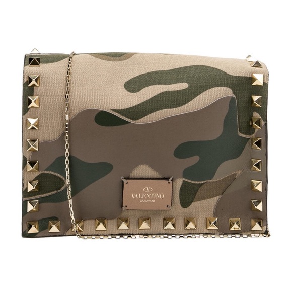 Valentino Camouflage Rockstud Crossbody Bag - Picture 2 of 4